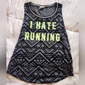 Victoria's Secret - I Hate Running tank - PINK Collection